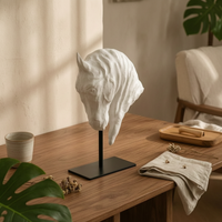 Horse Head Statue Retro Aesthetic Horse Head Bust Realistic Details