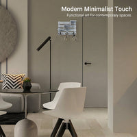 Bedroom Corner Shelf Wall Mounted for Homeowners, Solid Wood Display and Unit for Living Room, Space-Saving