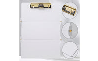 Three-Section Clipboard Portable Foldable Clipboard Compact Stationery for Professionals, Students, Hospital, Field Work, Office