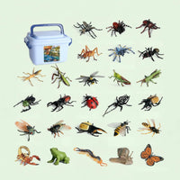 26 Pieces Solid Model Set Textured Surface Realistic Figurine Toy Figures for Kids
