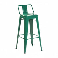 Built-in Footrest Industrial Bar Table and Stool Set Sturdy Construction Industrial High-Top Table Minimalist Aesthetic Commercial Furniture Heavy-Duty for Interior Designers, Apartment Dwellers, Coffee Shop, Restaurant, Small Areas, Dining Area
