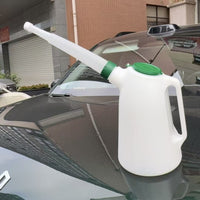 绿盖刻度机油壶塑料机油壶加油壶注油器车船用注油壶4S店机油壶