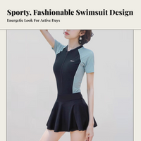 One-Piece Swimwear, Conservative Leg Cut, Water Aerobics