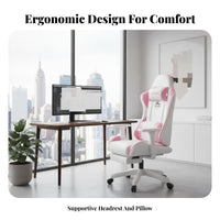 Racing design Gaming Chair Reclinable spine supportrest rotate Seat Adjustable Recline Office Furniture for players, Students, Internet Cafe, Game Room, Bedroom