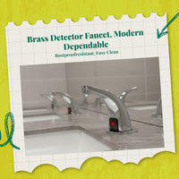 Touchless copper faucet, water-saving