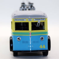 Trolleybus Model with Pantograph Die-Cast Trolleybus Model Miniature Toy for Collectors