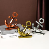 Zinc Alloy Anchor Decorative Ornament for Home and Bar