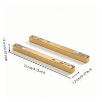 Brass Book Weights Golden Book Weight Heavy Duty for Reading, Artists, Readers