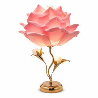 Flower Table Lamp Dimmable Flower Lamp Romantic for Nightstand