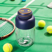 Portable Blender with Two Lids USB Rechargeable Electric Juicer Cup Handheld