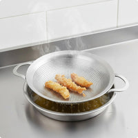 Oil Draining Sieve Food Grade Household Kitchenware Easy to Clean for Washing