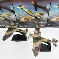 1/72 WWII British Spitfire Military Alloy Simulation Fighter Aircraft Finished Model Ornament Toy