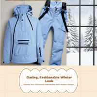 Ski Suit Unisex Waterproof Breathable Thermal Cold Weather