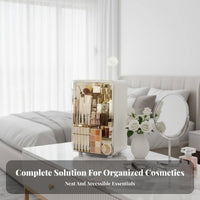Desktop Vanity Case with Drawers Large Capacity Multi-Compartment Cosmetic Case