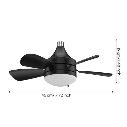 18-Inch Ceiling Fan Light Quiet Home Appliance Easy to Use