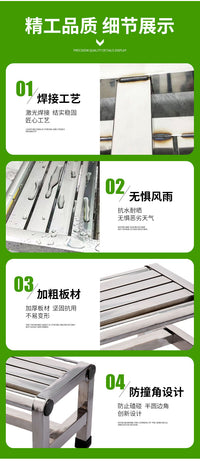 不锈钢方凳 浴室防水洗澡凳摘菜凳防滑凳 家用方凳加厚小凳子