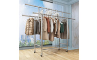 Stainless Steel Clothes Drying Rack Space-Saving Laundry Drying Rack Portable for Balcony