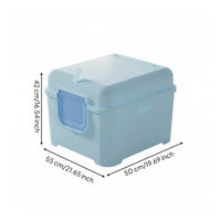 Extra Large Cat Waste Container Privacy Cover Enclosed Cat Waste Container Easy to Pet Hygiene Care