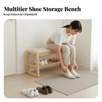 paded Shoe Storage Bench Easy Assembly paded Shoe Organizer for Families