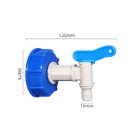 IBC Tote Adapter Faucet Leak-Resistant Seal S60x6 Thread Container Tap