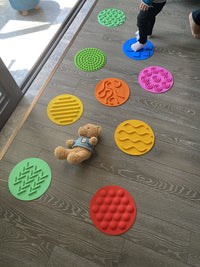Silicone Tactile Training Mat for Kids Foot Massage and Balance