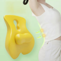 Ergonomic Support Pillow Contoured Back Cushion Pressure-Relieving Pillow Supportive for Office Workers
