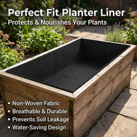 Sturdy Duty Grow Bags for Vegetables, Black Non-Woven Plant Grow Bags, Floor Standing Reusable Planter Liner for Home Gardening