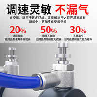 304不锈钢节流阀快速接头SL6-M5/4-01/10-03/12-04调速开关调节阀