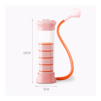 Compact Respiratory Exerciser with Chamber Upright Breathing Exerciser with Mouthpiece Portable Respiratory Muscle Coach User-Friendly for Athletes, Singers, Rehabilitation, Home Workouts