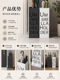 Creative Iron Umbrella Stand for Hotel Lobby or Home