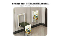 Wall-Mounted Entryway Stool Foldable Design Folding Seat Space-Saving for Adults