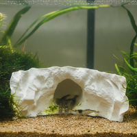 Aquarium Fish Tank Decor Hiding Cave for Small Fish and Shrimp