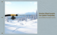 Mini Carbon Fiber Ice Fishing Rod, Hard Action, Lake