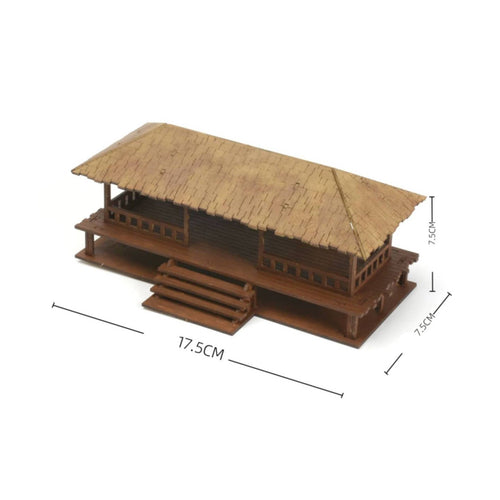 3D Building Model Kit Rustic Design Architectural Miniature Easy to Assemble
