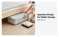 Rolling Storage Bin Large Capacity Rolling Storage Container Wheeled Design