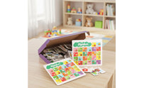 Alphabet Matching Cards Hand-Eye Coordination Wooden Letter Puzzle Child-Centered Letter Recognition Puzzle for Preschoolers, Kindergarten