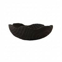 Decorative Bowl Organic Bowl with Wavy Rims Sculptural Catchall for Coffee Table, Entryway