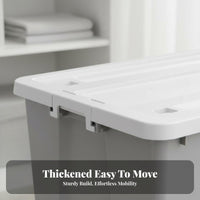 Wheeled Storage Chest With casters Organizer Box sturdyDuty for Families, Parents