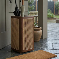 Rattan Umbrella Stand Woven Household Storage Rounded Edges for Entryway