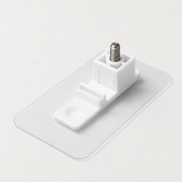 Bathroom No-Drilling Transparent Strong Adhesive, 5kg Load Capacity, Suitable for Renters