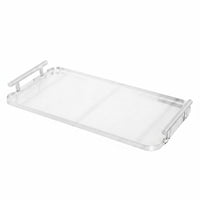 Desktop Tray Open Design Serving Tray Easy to Clean Desk Storage