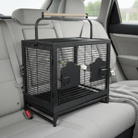 Car Mount Bird Enclosure with Perch Pet Supply Easy Transport for Outdoor