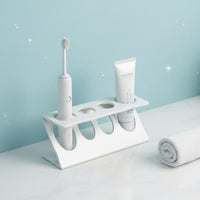Electric Toothbrush Stand Space Saving Toothpaste and Razor Holder for Washstand