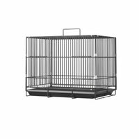 Metal Avian Enclosure Secure Locks Foldable Aviary Enclosure Rectangular Avian House Rust Resistant Pet Supplies Multiple Doors