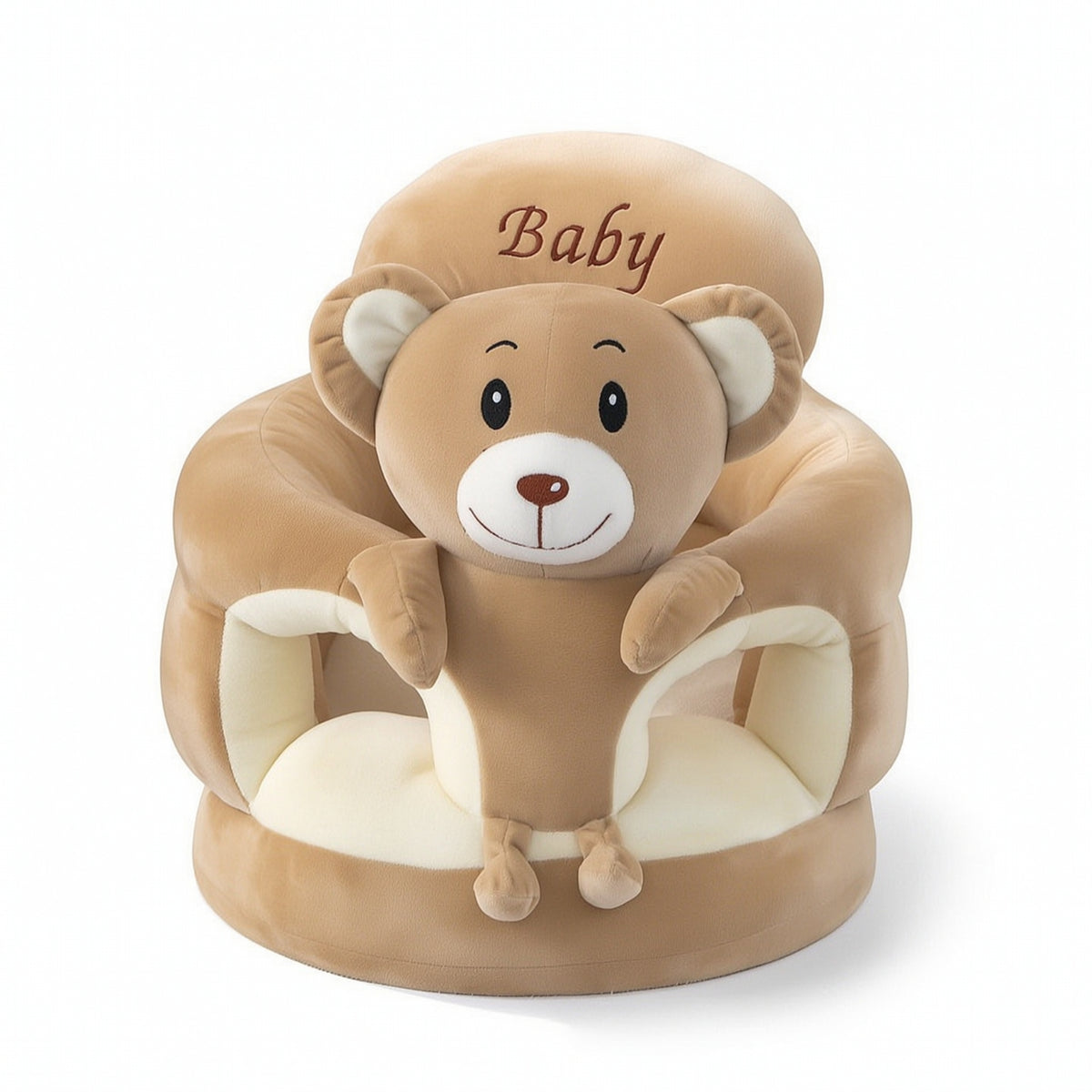 Baby Learning Seat Cushioned Soft Baby Chair Infant Back Support Floor Chair Supportive Toddler Floor Seat Comfortable