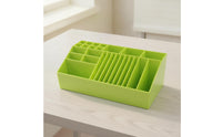 Wrap Tool Organizer Rectangular Storage Box with Dividers Sturdy for Workshop