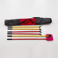 Long-Handled Dry Curling Accessory Set Portable Dry Curling Push Rod for Clubs, Schools, Indoor Practice, Outdoor Training