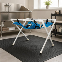 Pet Grooming Cradle Cylindrical Metal Nail Trimming Cradle Stable Hanging