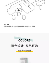 创意转角沙发休闲办公室培训机构休息区会客洽谈异形沙发茶几组合 小茶几 浅绿色