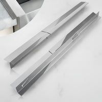 2 Pieces Range Trim Kit Telescoping Design Heat Resistant Counter Space Cover